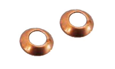 ' Conic copper washer for 1/4" SAE and 3/8" SAE fittings '